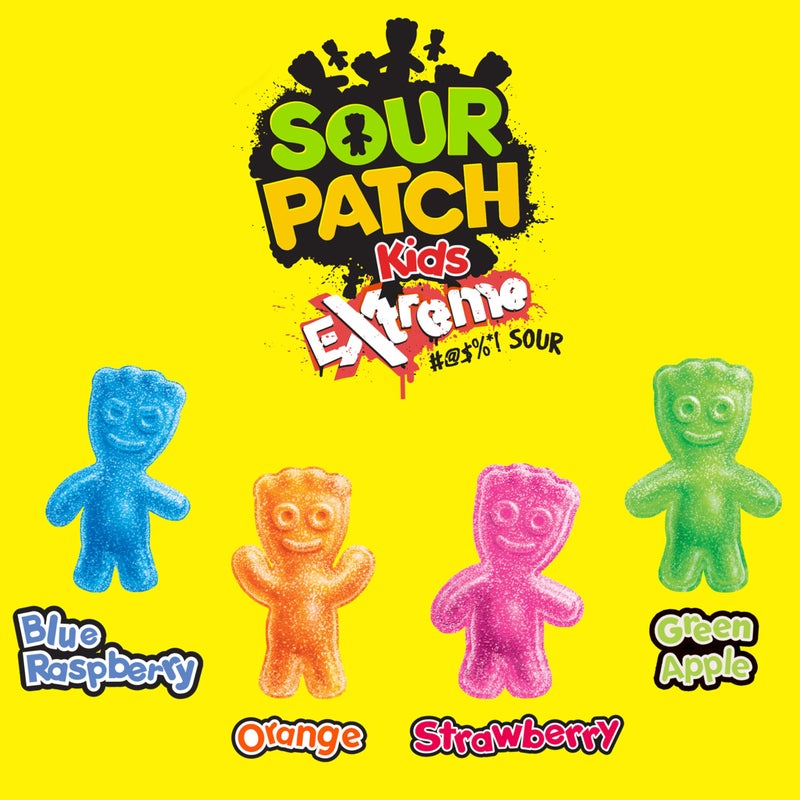 SOUR PATCH KIDS Extreme Sour Soft & Chewy Candy, Bulk Candy, 12 - 3.5 oz Boxes - Image 4